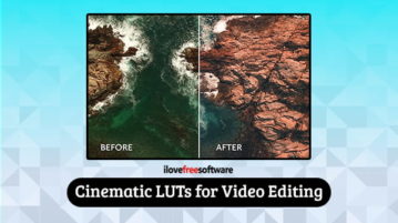 add cinematic color grading to videos with free LUTs