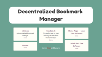 Store Encrypted Bookmarks with Free Decentralized Bookmark Manager