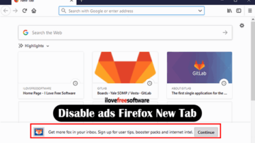 disable ads from new tab firefox