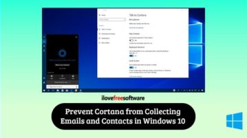 disable cortana from accessing emails, contacts