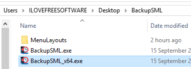 execute application file