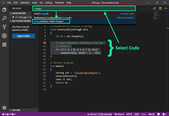How To Create Code Snippets in VS Code