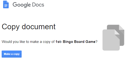 make copy of google docs document before viewing it