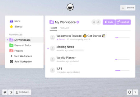 online collaborative task manager with video conferencing