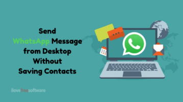 How to Send WhatsApp Message from Desktop Without Adding Contact