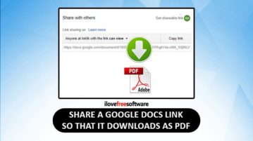 share google docs link so it downloads as pdf