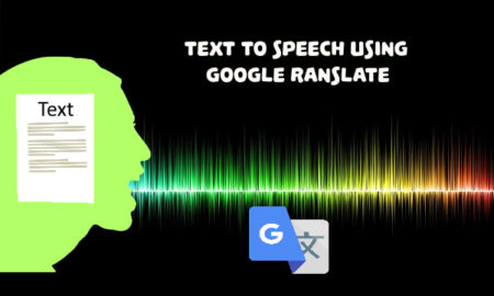 text to speech using google translate