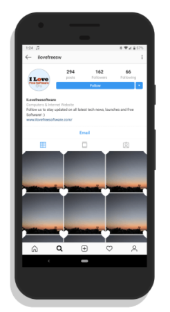 make unique Instagram grid layouts