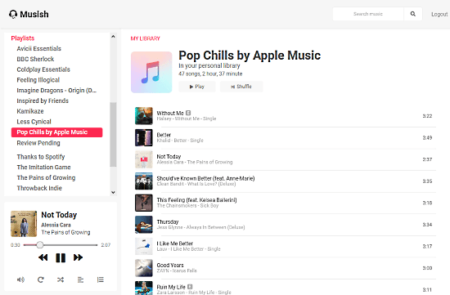 free web client for Apple Music