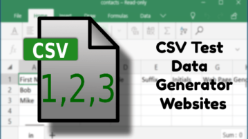 5 Online CSV Test Data Generator Websites Free