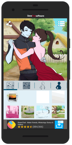 Anime Couple Creator Android app