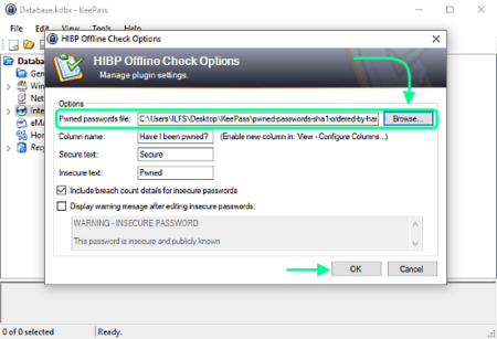 offline check all your passwords against have I been pwned data