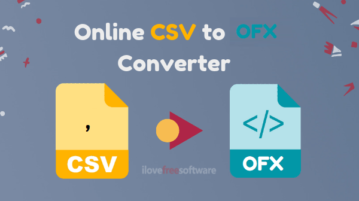 Convert CSV to OFX Online Free