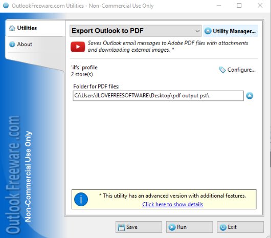 Export Outlook to PDF