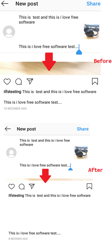 Free Android app to Add Line Breaks in Instagram Captions