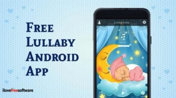 Free Lullaby Android App that detects child movement to play Lullaby automatically Free Lullaby Android app