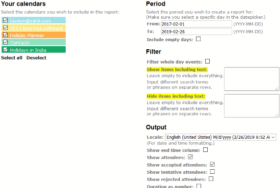 GTimeReport