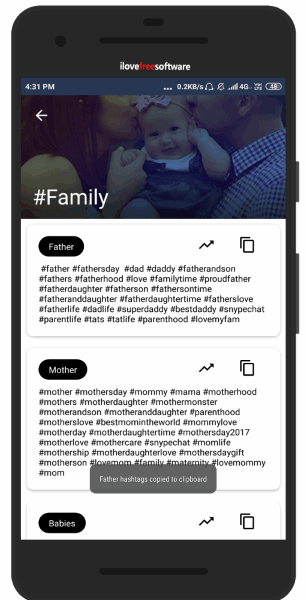 Instagram Hashtag Apps for Android