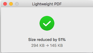 Lightweight PDF on MAC