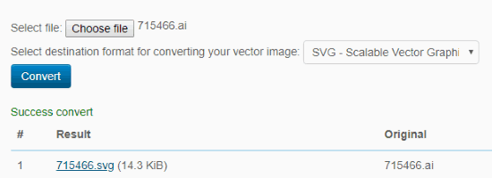 Online AI to SVG converter