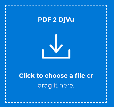 Online PDF to DJVU converter