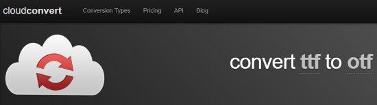 Online TTF to OTF converter