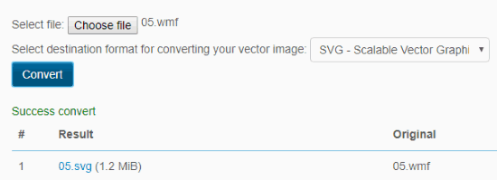 Online WMF to SVG converter
