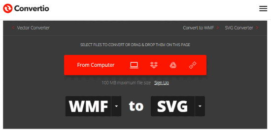 Online WMF to SVG converter