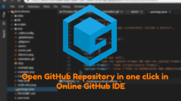 Open any GitHub Repository in Online IDE