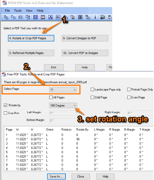 PDFill PDF Tools rotate pdf