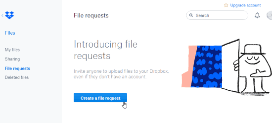 Request Files from Non-Dropbox Users