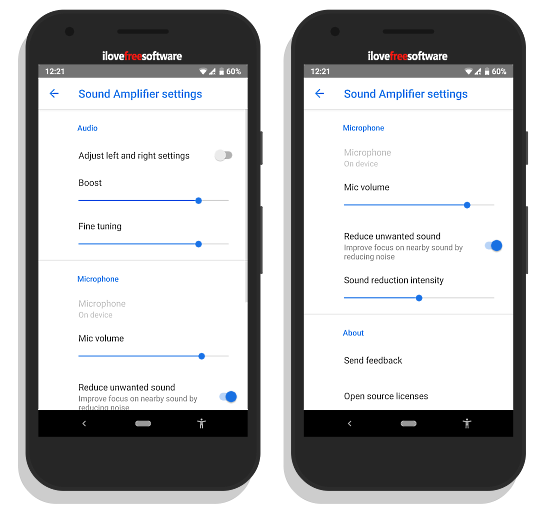 Sound Amplifier App by Google for Hearing Impaired