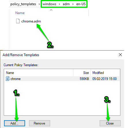 add chrome.adm file