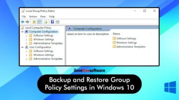 backup and restore windows 10 local group policy settings