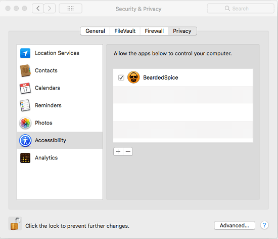 beardedspice allow to control apps