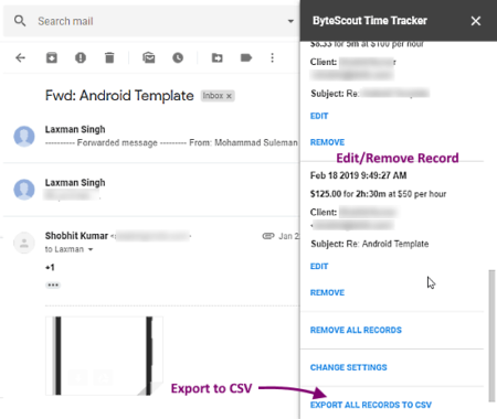 track billable time spent on clients 