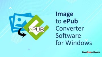 image to epub converter software