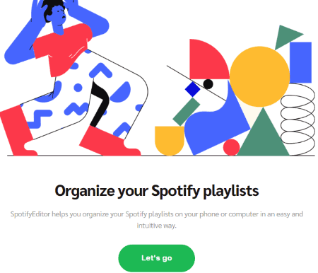 login with your spotify account