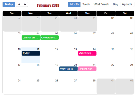 open source alternative to Google Calendar