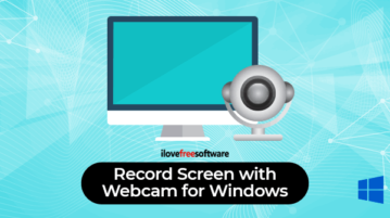record desktop screen with webcam