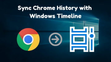 How To Sync Chrome History with Windows Timeline?