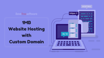 Free Web Host to Host Small Website with Custom Domain Name