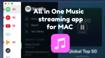 All in one music streaming MAC app for Amazon Music, Pandora, Spotify