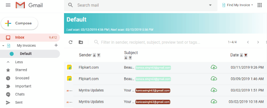 Automatic create Invoice label