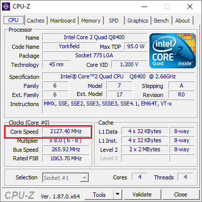 CPU-Z in Action