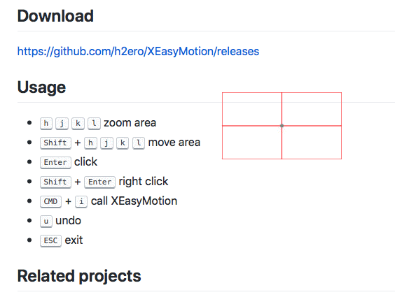 Control Mouse Actions from Keyboard in MAC