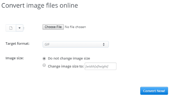 Convert WebP to GIF files online