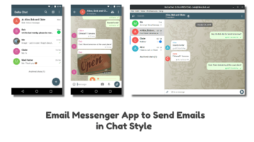 Email Messenger App to Send Emails in Chat Style