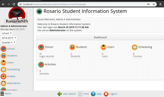 Free Self Hosted Student Information System for School Management