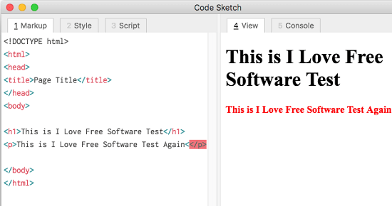 Free WYSIWYG HTML Code Editor for MAC for Coding Ideas